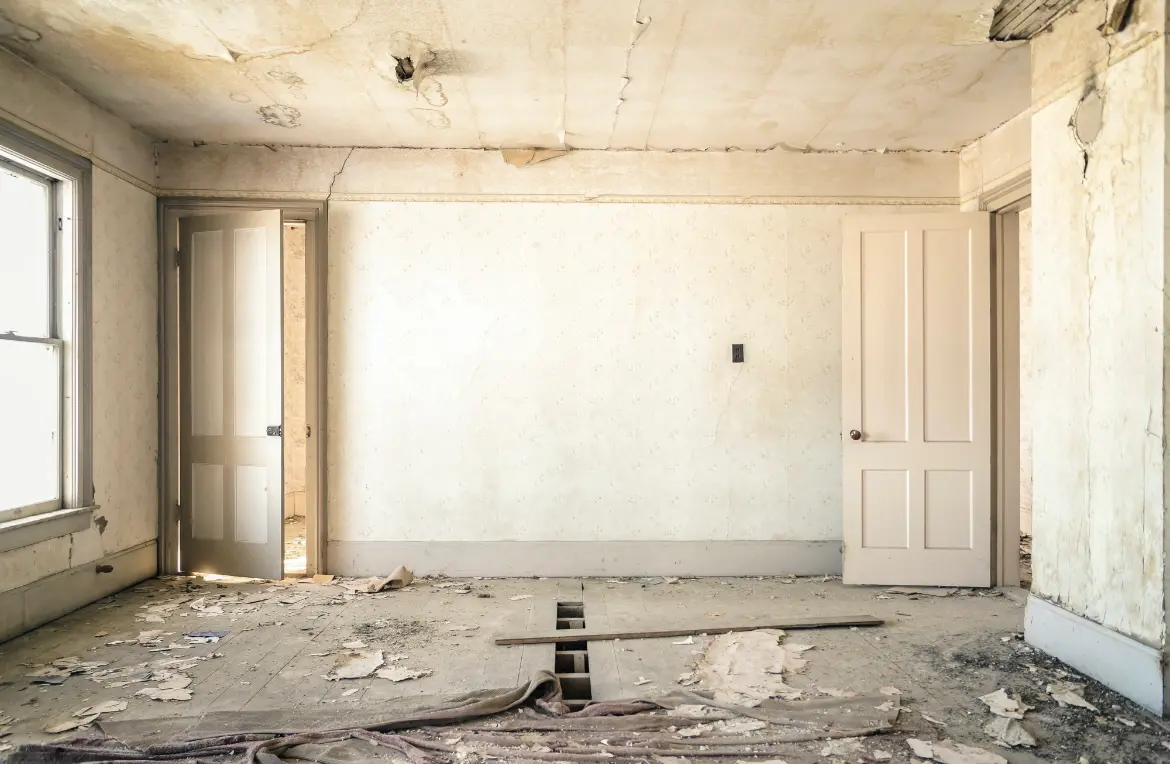 Waste disposal crew managing a cleanout project in Le Roy